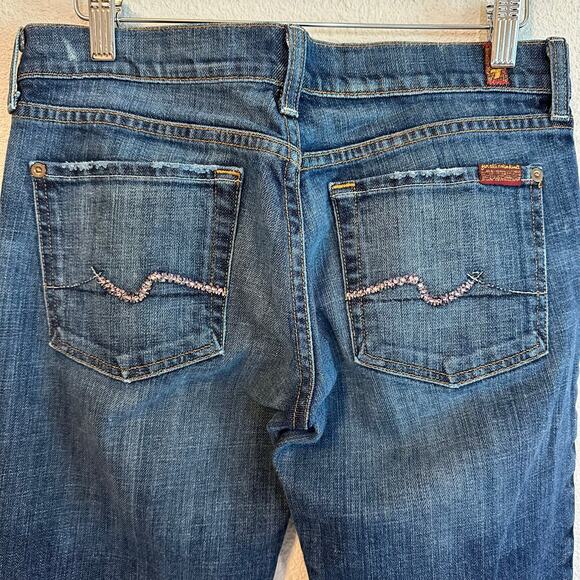 🌴 7 For All Mankind Bootcut Jeans, Size 28 - Picture 10 of 12